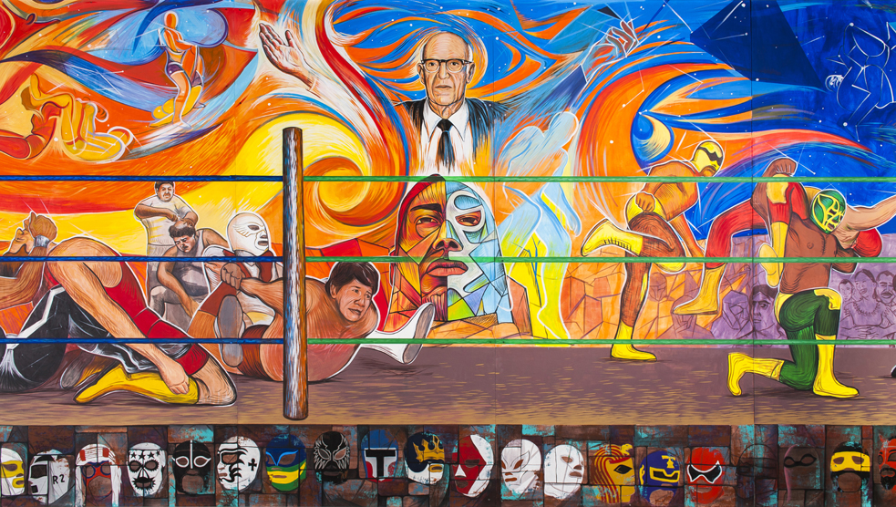 Resultado de imagen para mural cmll