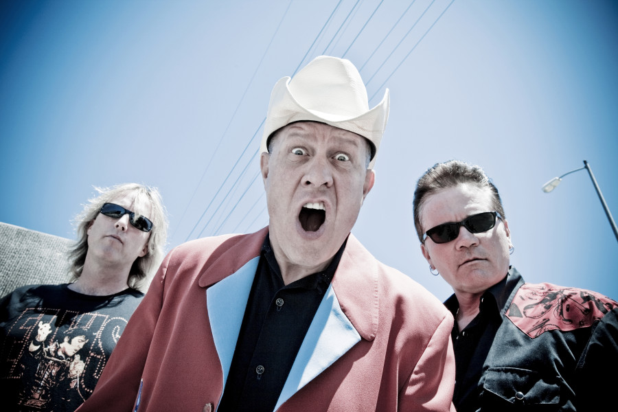 Dallas-based country-rock music group REVEREND HORTON HEAT. 2011. // Byline: Drew Reynolds // Submitter: Mario Tarradell //  04132012xBRIEFING