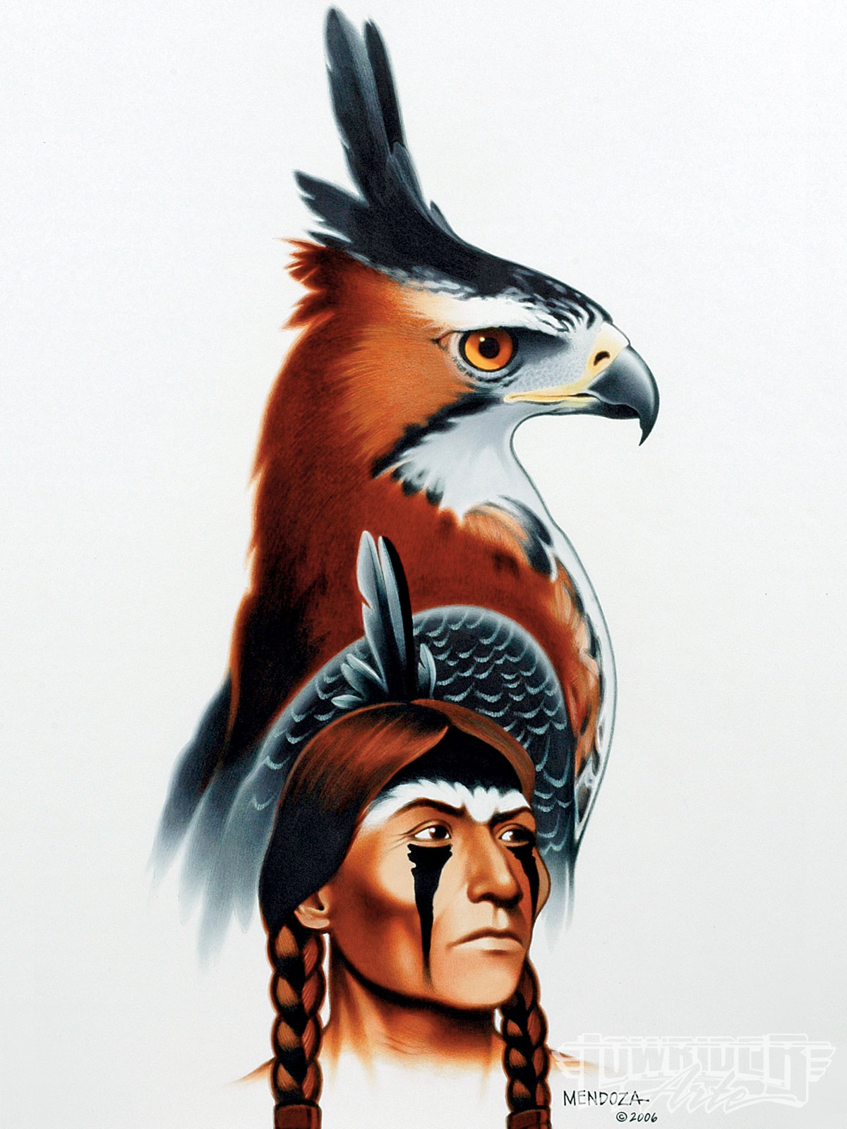1005_lrap_12_o-artist_julian_mendoza-native_american_and_bird_artwork